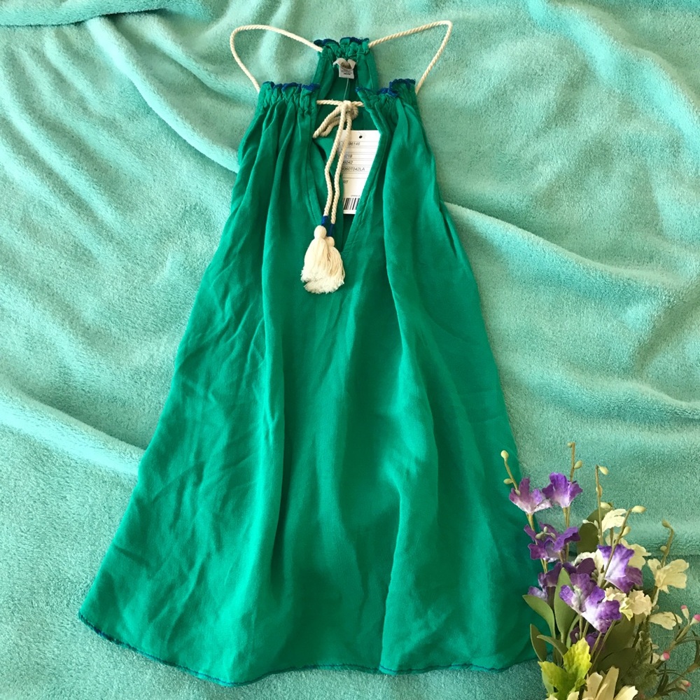 Ecoté Teal High Neck Swing Tank